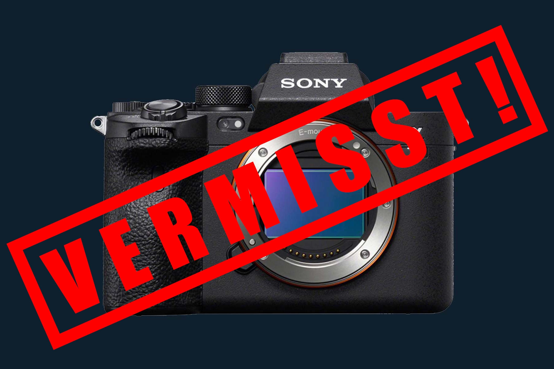 Vermisst: Sony Alpha 7S III